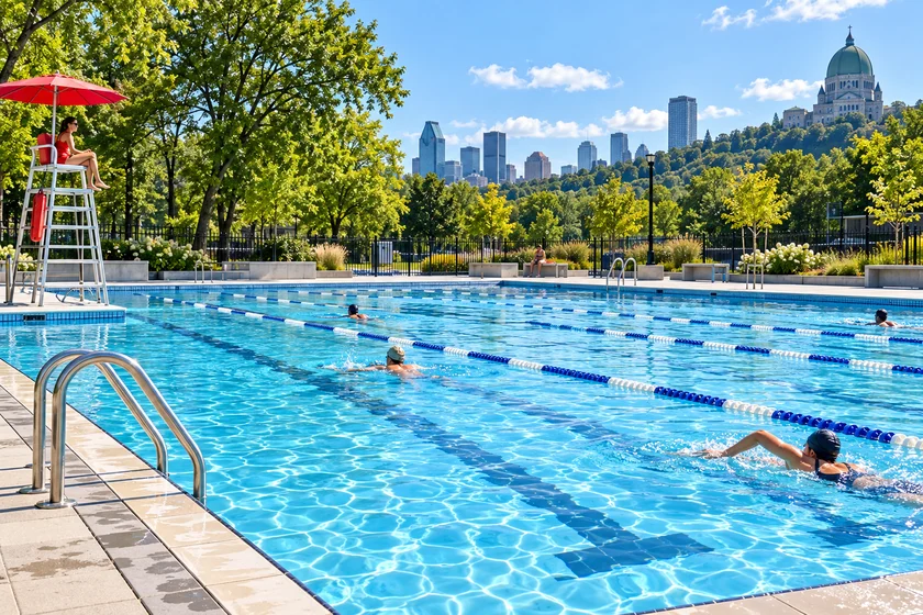 Тематическая иллюстрация / Тематична ілюстрація: Piscine Joseph-Charbonneau