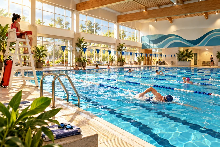 Тематическая иллюстрация / Тематична ілюстрація: Piscine Sophie-Barat